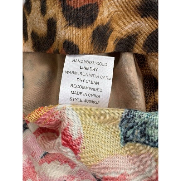 NWT Ivy Jane Floral Animal Print Flowy Rayon top size S - Picture 6 of 10
